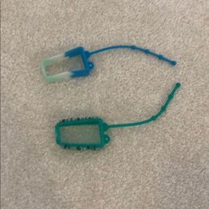 2 hand sanitizer holders